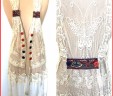 Lace Vest Button Accents