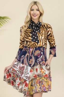 Patchwork Summer Tunic Dress