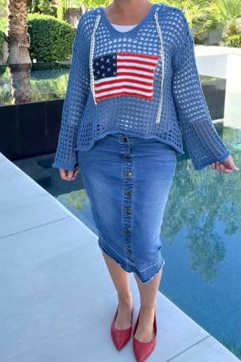 The Americana Crochet Hoodie