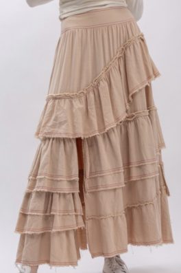 Talia Summer Tiered Maxi Skirt